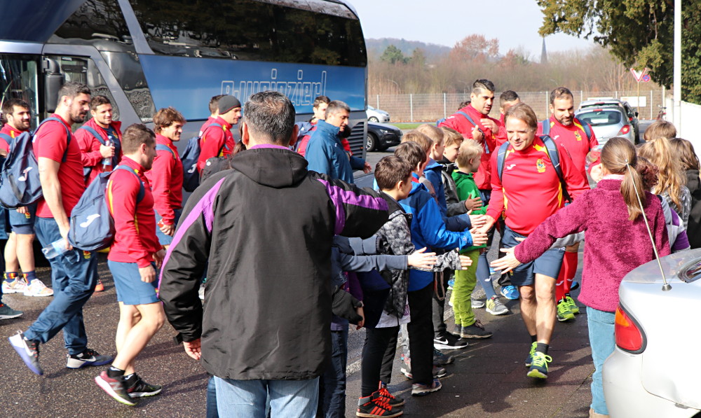 Besuch der spanischen Nationalmannschaft